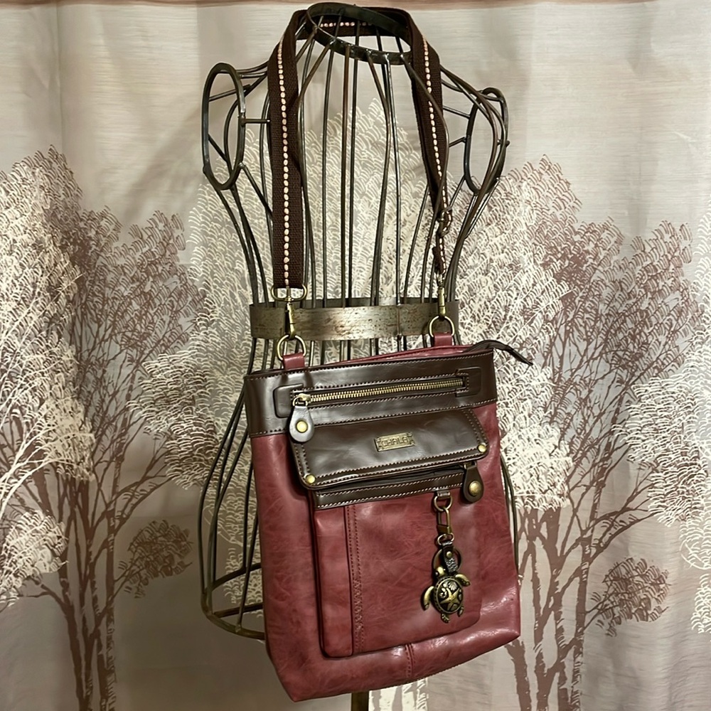 Chala Gemini Burgundy Multifunctional Crossbody